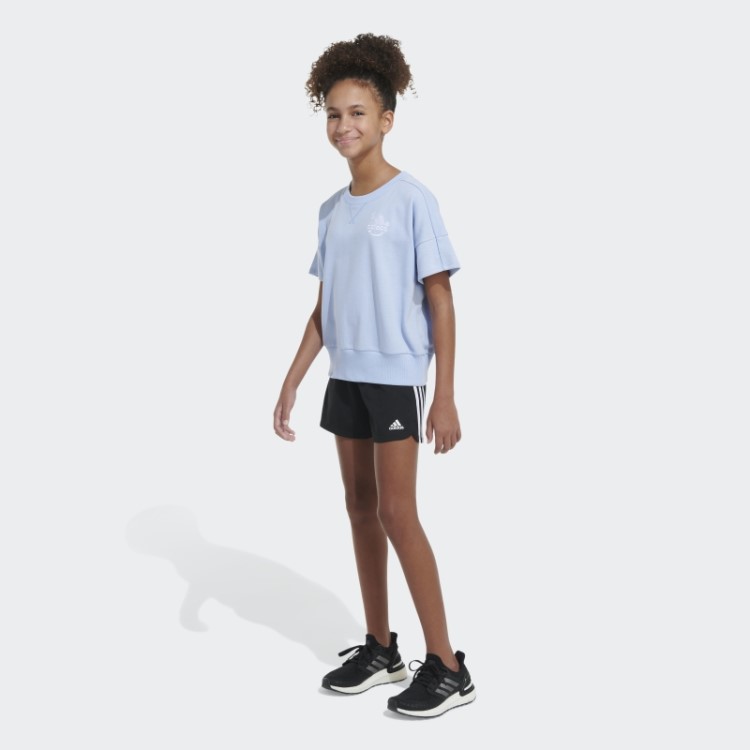 Top Adidas Ss French Terry Blue Dawn
