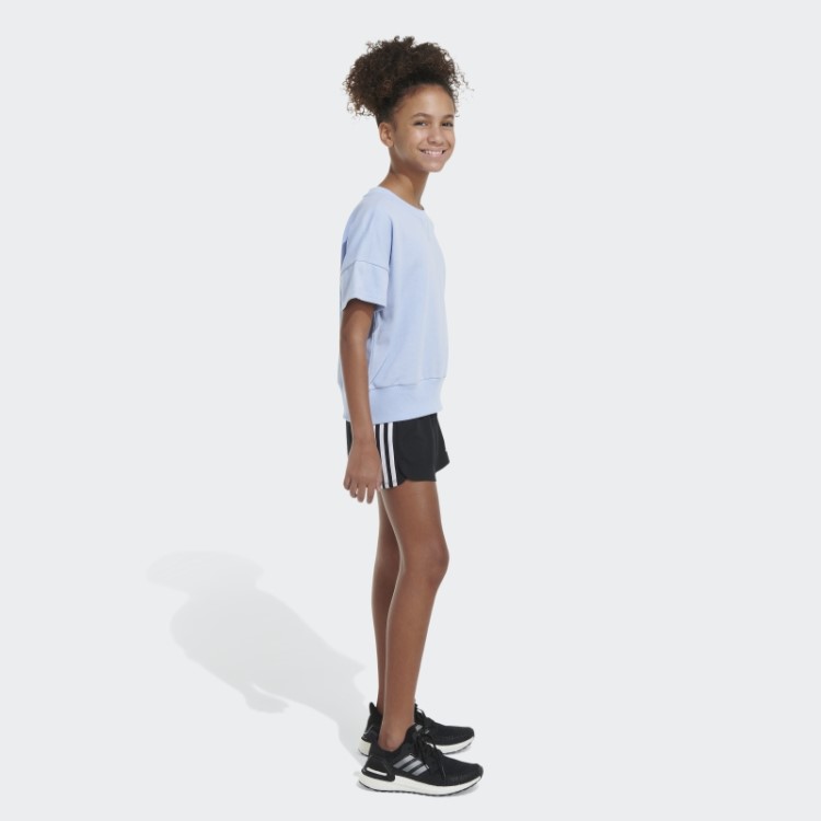 Top Adidas Ss French Terry Blue Dawn