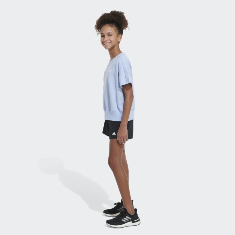 Top Adidas Ss French Terry Blue Dawn
