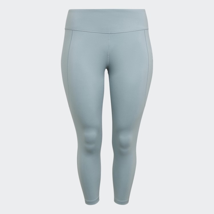 Legging Adidas Yoga Studio 7/8 (tamanho Grande) Fashion Cinza