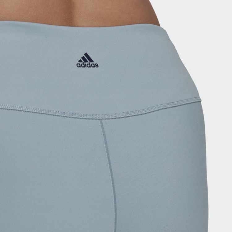 Legging Adidas Yoga Studio 7/8 (tamanho Grande) Fashion Cinza