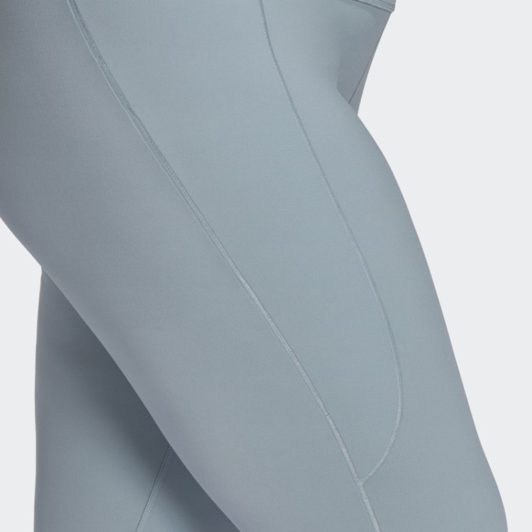 Legging Adidas Yoga Studio 7/8 (tamanho Grande) Fashion Cinza