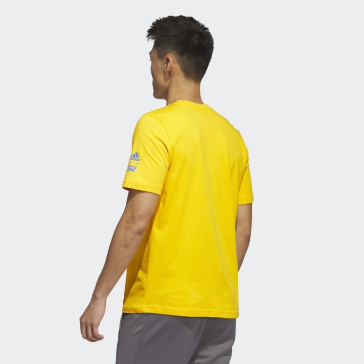 Camiseta Atlética Amarela Blues Playmaker Adidas