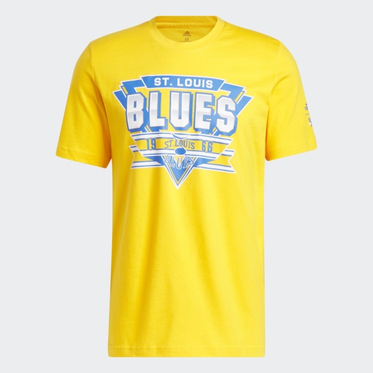 Camiseta Atlética Amarela Blues Playmaker Adidas