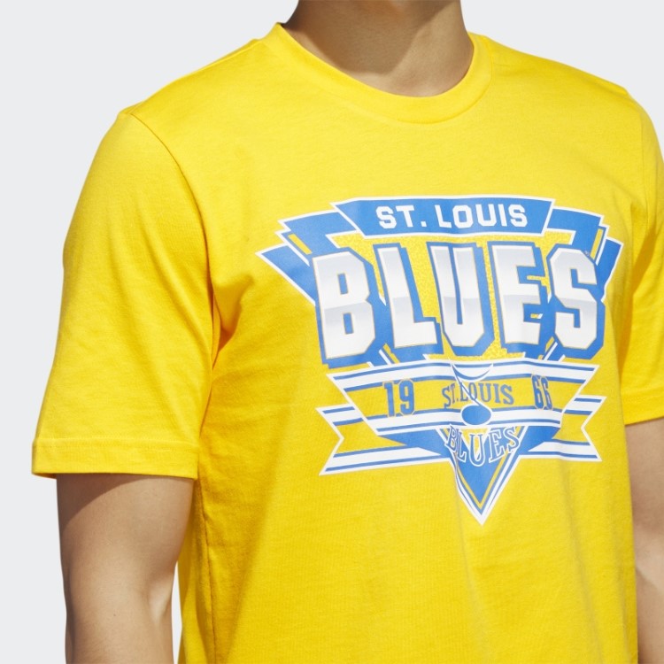 Camiseta Atlética Amarela Blues Playmaker Adidas