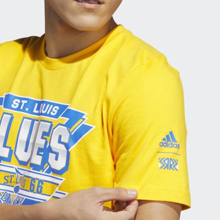 Camiseta Atlética Amarela Blues Playmaker Adidas