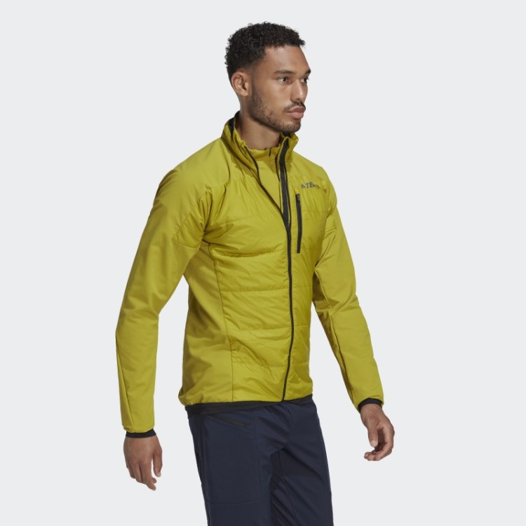 Jaqueta De Isolamento Híbrido Adidas Olive Terrex Primaloft