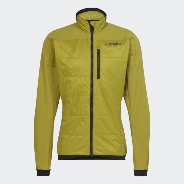 Jaqueta De Isolamento Híbrido Adidas Olive Terrex Primaloft