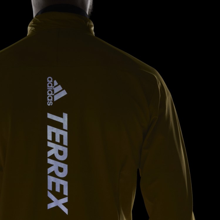 Jaqueta De Isolamento Híbrido Adidas Olive Terrex Primaloft