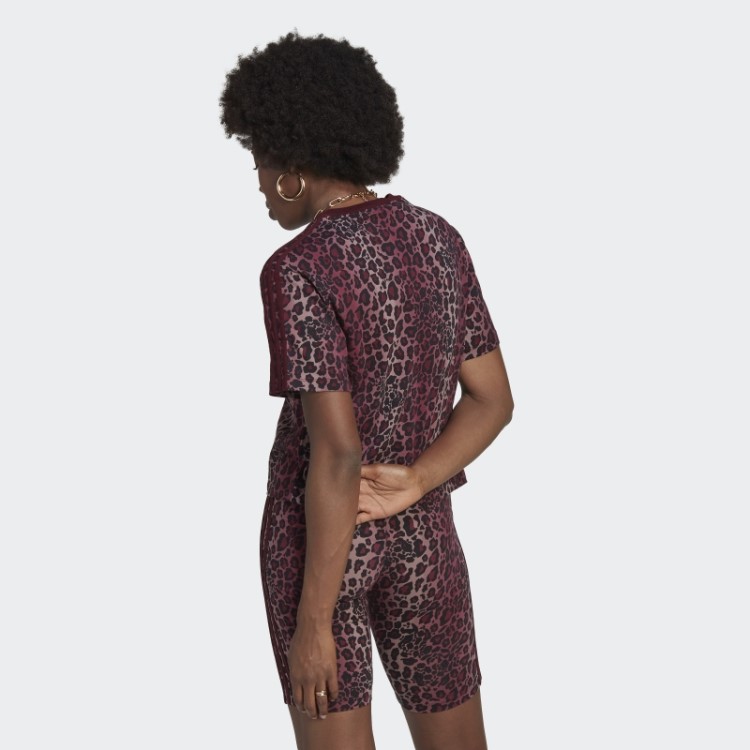 Camiseta Com Estampa Marrom Adidas