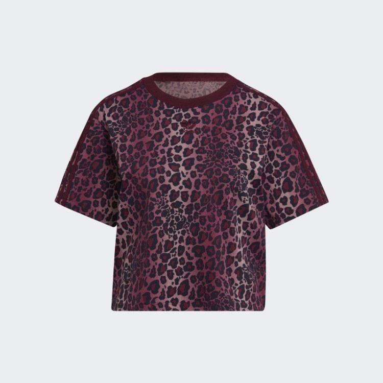 Camiseta Com Estampa Marrom Adidas