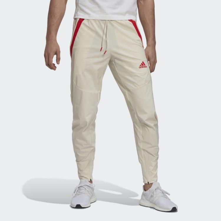 Adidas Projetado Para Calças Gameday Branco
