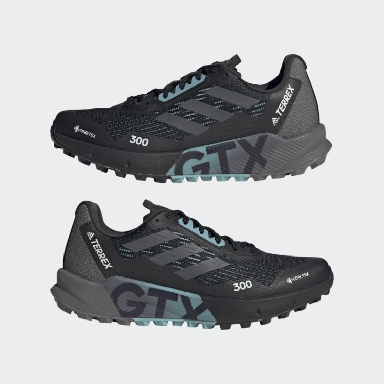 Mint Ton Adidas Terrex Agravic Flow 2.0 Gore-Tex Trail Tênis De Corrida