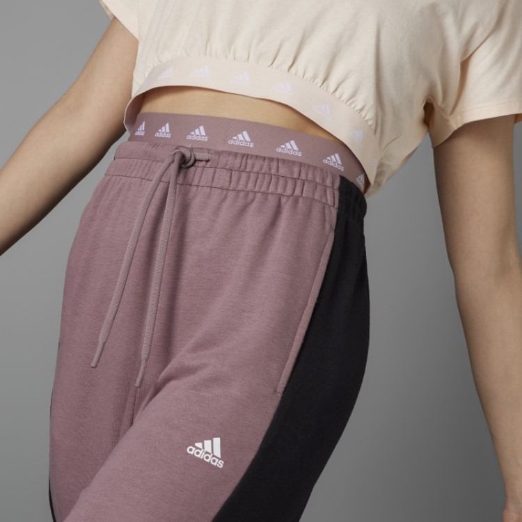 Calça Felpuda Francesa Hyperglam Adidas Roxa