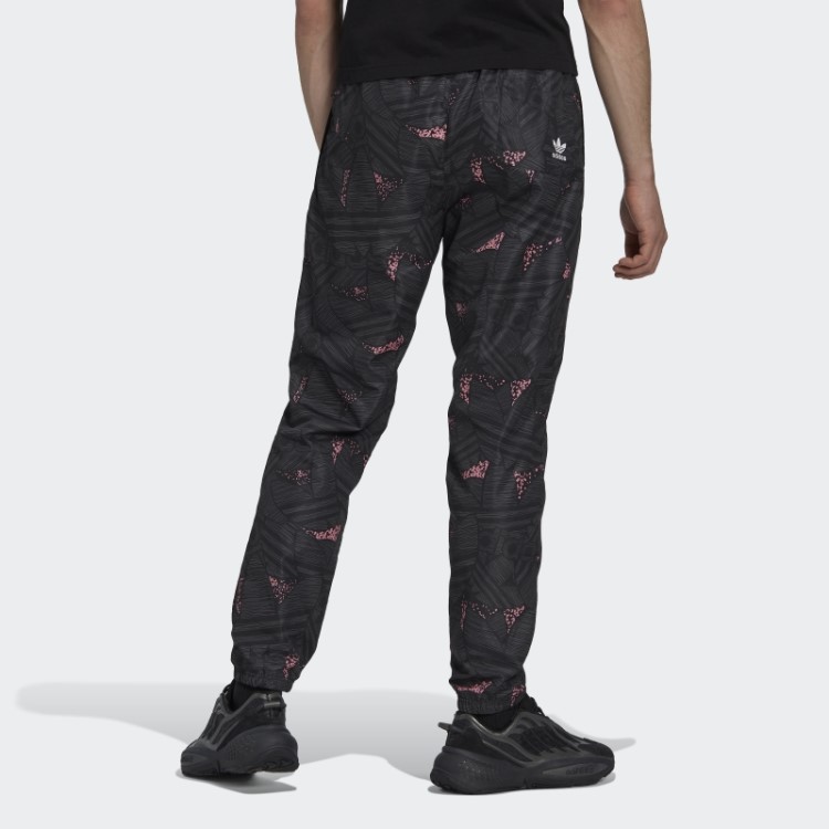 Adidas Rekive Calça Trefoil Com Estampa Allover Preto Quente