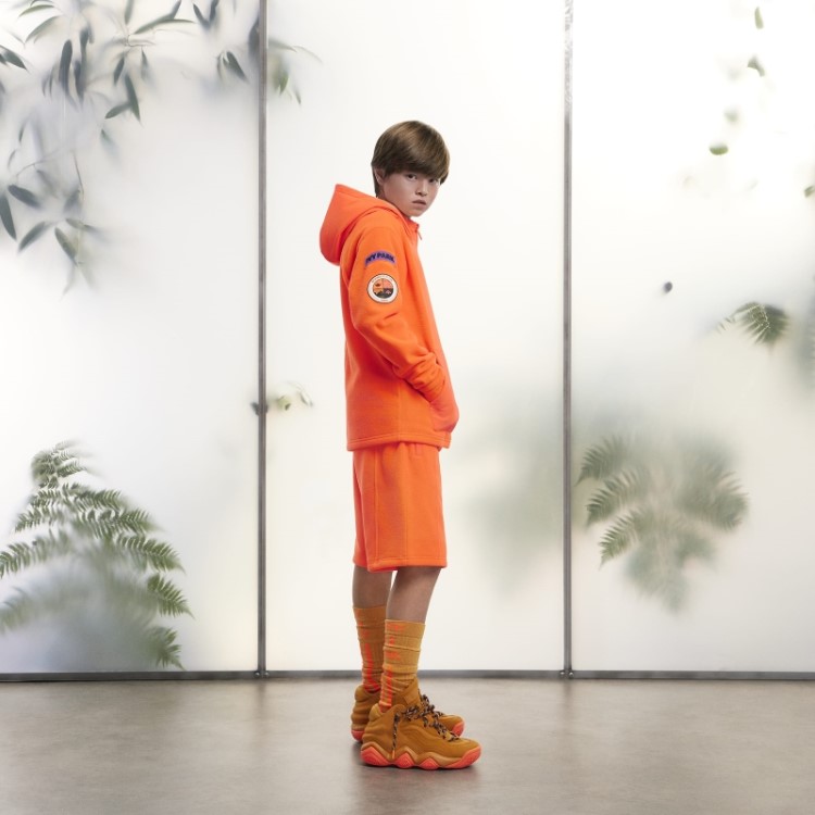 Moletom De Lã Polar Adidas Laranja