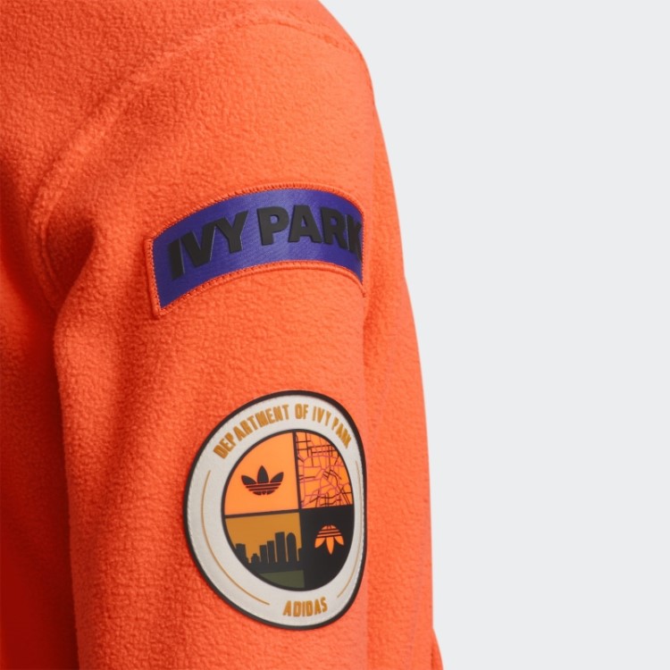 Moletom De Lã Polar Adidas Laranja