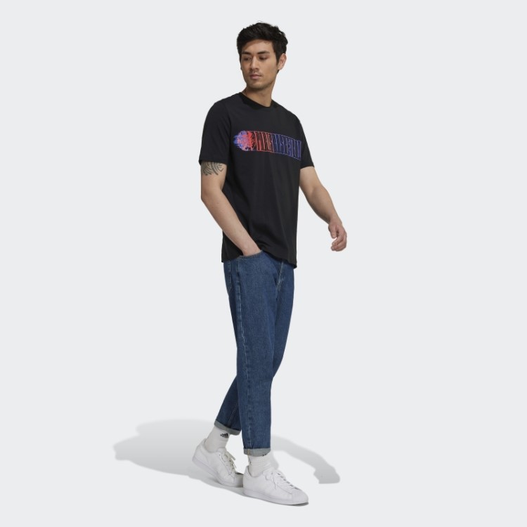 Camiseta Preta Adidas X Paris Basquete Paris Pour Paris Quente