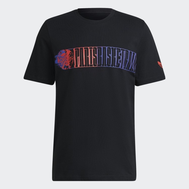 Camiseta Preta Adidas X Paris Basquete Paris Pour Paris Quente