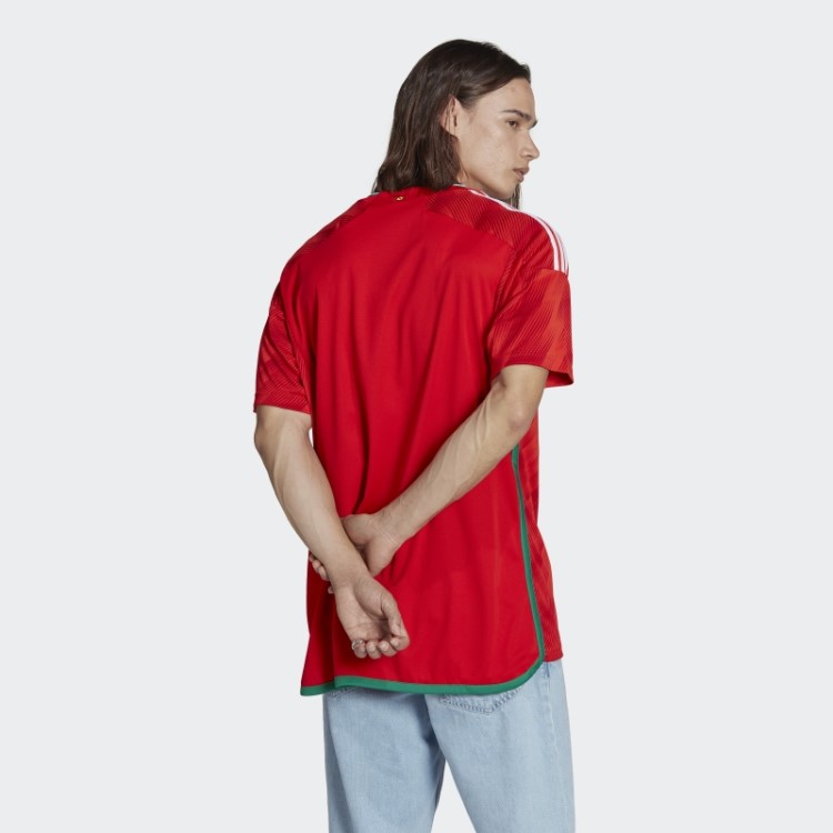 Camisa Vermelha Adidas Wales 22