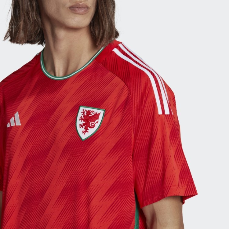 Camisa Vermelha Adidas Wales 22