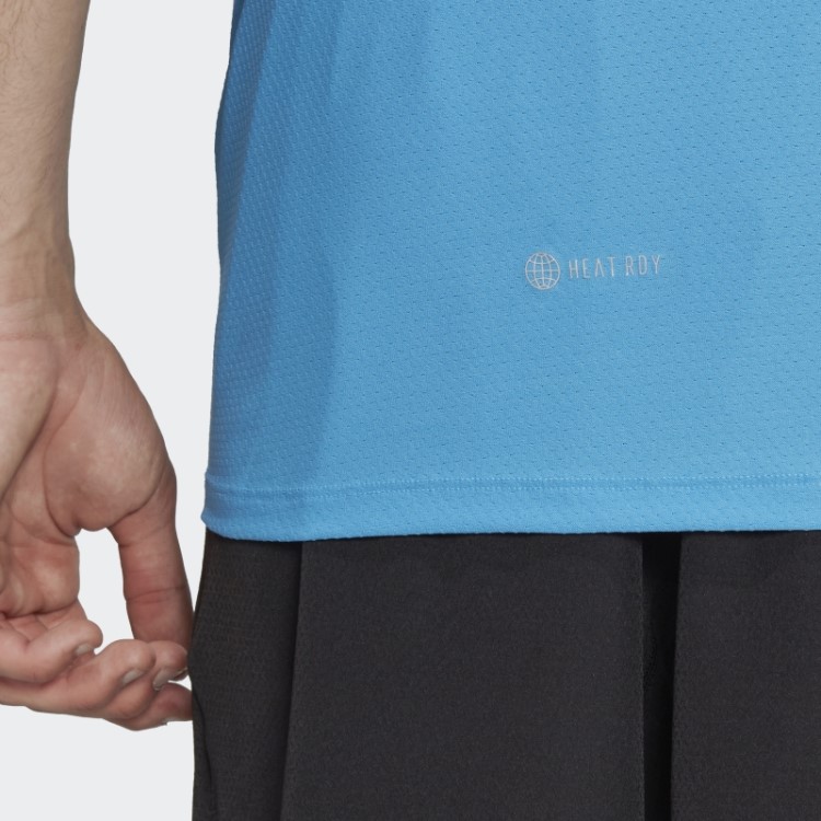 T-shirt Azul Designed 4 Training Heat.rdy Hiit Adidas