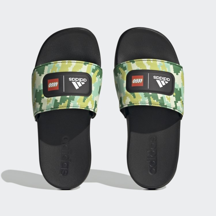 Slides Preto Adidas Adilette X Lego