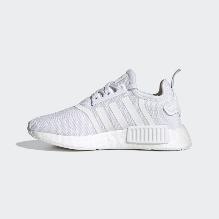 Sapatos Brancos Adidas Nmd-r1 Refinados