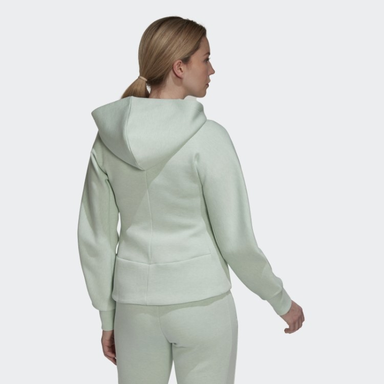 Moletom Com Capuz Slim Fit Verde Mel Missão Vitória Adidas
