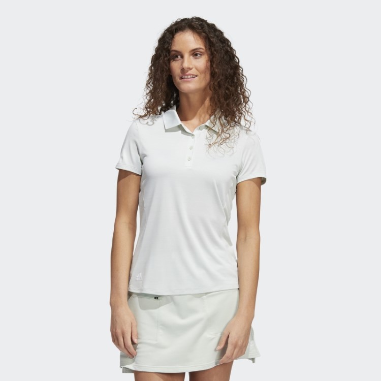 Camisa Polo De Manga Curta Tingida De Verde Adidas