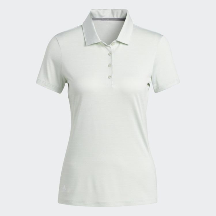 Camisa Polo De Manga Curta Tingida De Verde Adidas