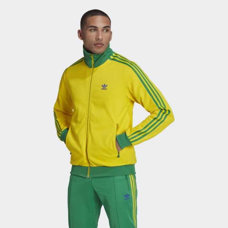 Jaqueta Beckenbauer Amarela Adidas