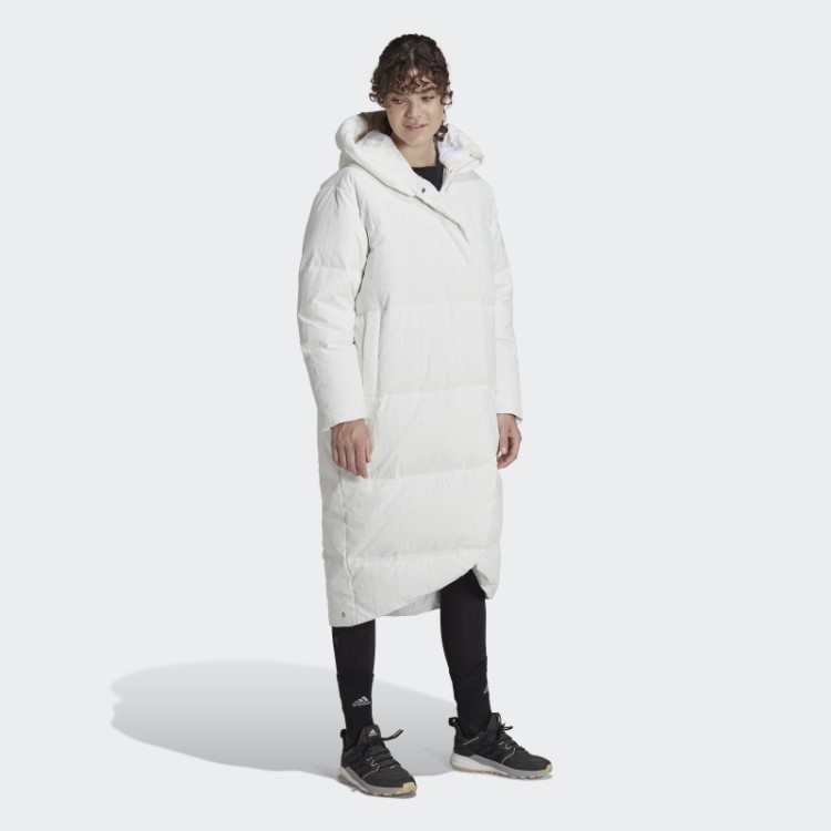 Casaco Branco Adidas Big Baffle Down