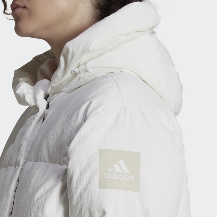 Casaco Branco Adidas Big Baffle Down