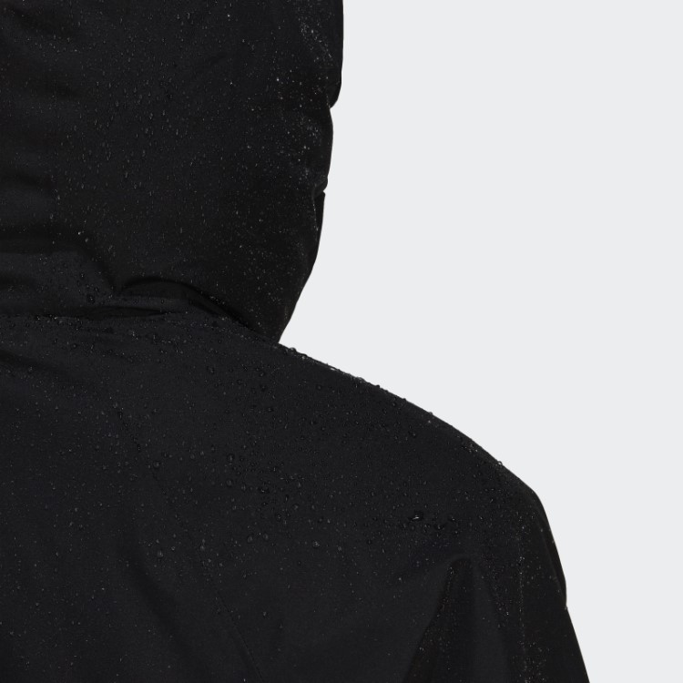 Moda Adidas Bsc 3 Listras Jaqueta Rain.rdy Preto