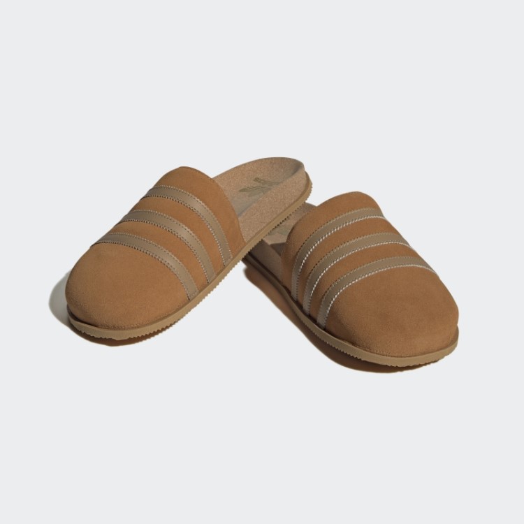 Chinelos Adimule Lea Castanho Claro Adidas
