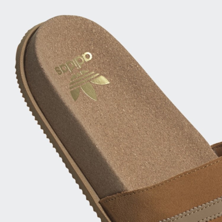 Chinelos Adimule Lea Castanho Claro Adidas
