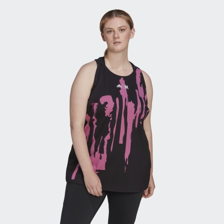 Adidas X Thebe Magugu Tênis Nova York Y-tanque (tamanho Grande) Moda Preta