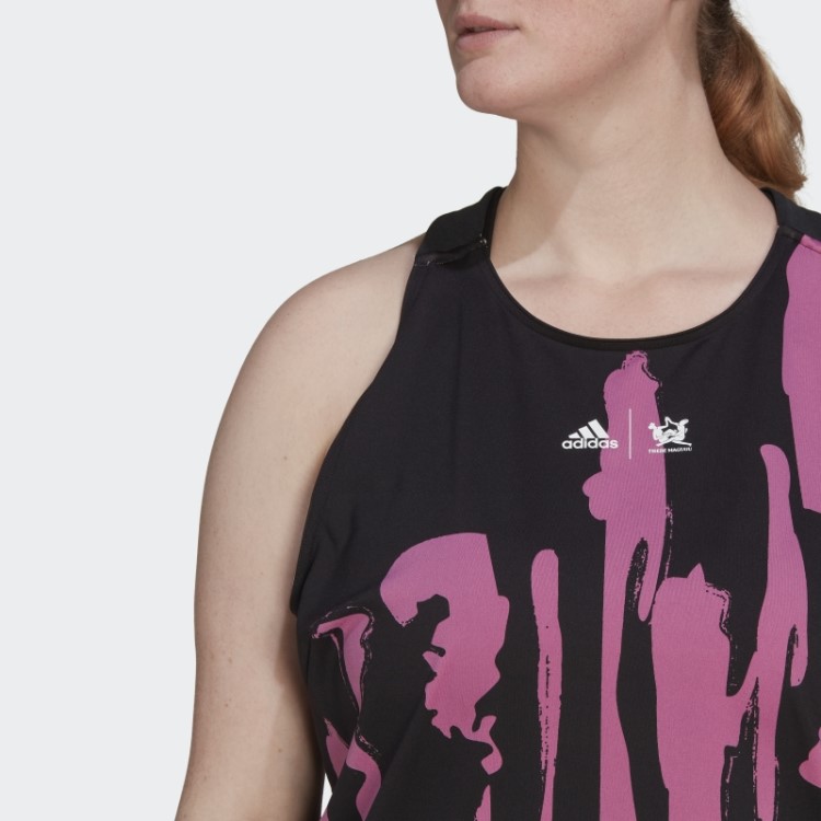 Adidas X Thebe Magugu Tênis Nova York Y-tanque (tamanho Grande) Moda Preta