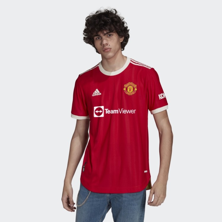 Manchester United 21/22 Home Autêntico Jersey Adidas Real Red