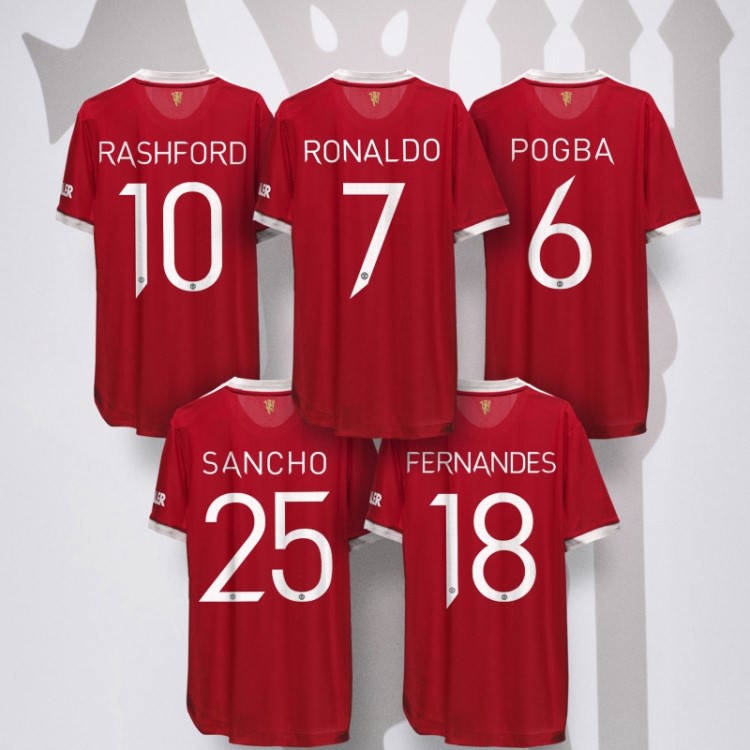 Manchester United 21/22 Home Autêntico Jersey Adidas Real Red
