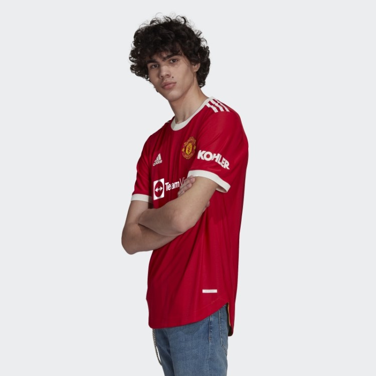 Manchester United 21/22 Home Autêntico Jersey Adidas Real Red