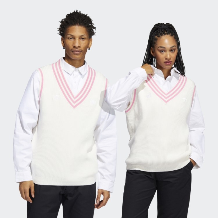 Colete Suéter Adidas Maxallure Branco (gênero Neutro)