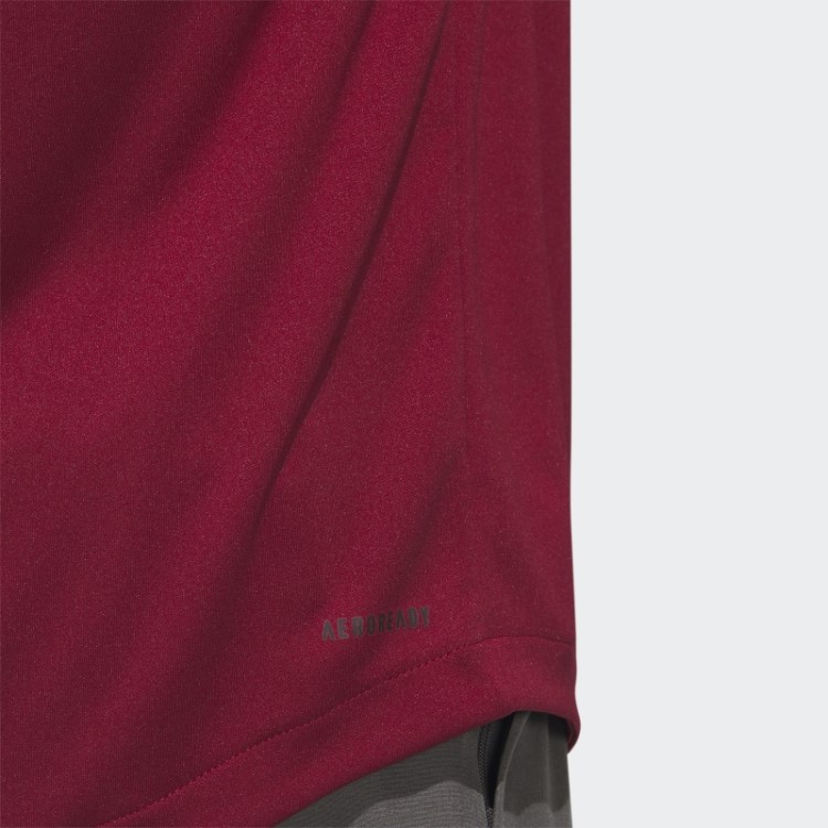 Adidas Colleg Borgonha Sob As Luzes Blusa Manga Longa Com Zíper 1/4