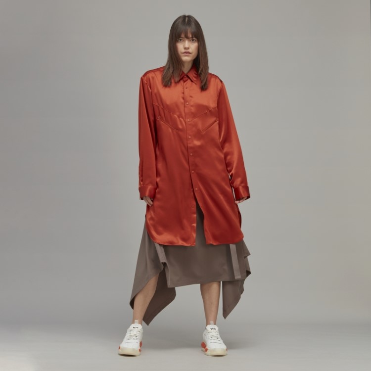 Adidas Classic Tech Vestido Camisa De Seda