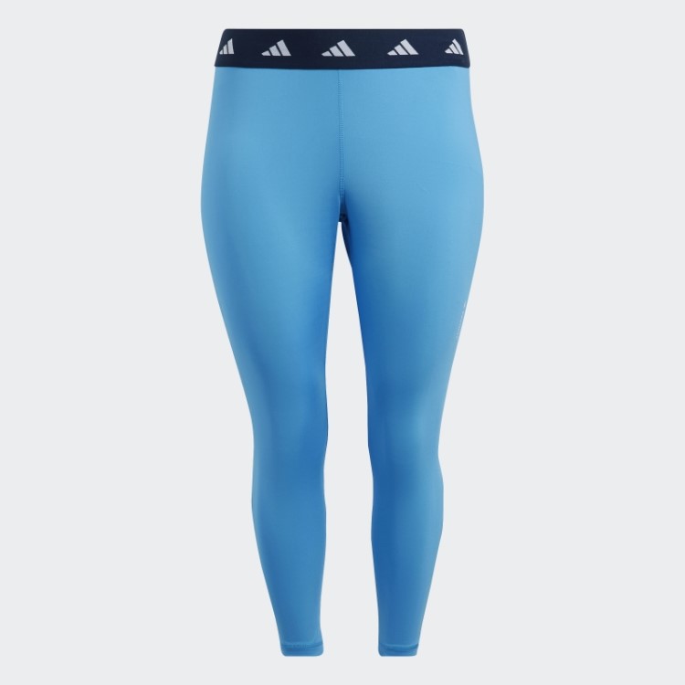 Leggings Adidas Techfit 7/8 (tamanho Grande) Azul
