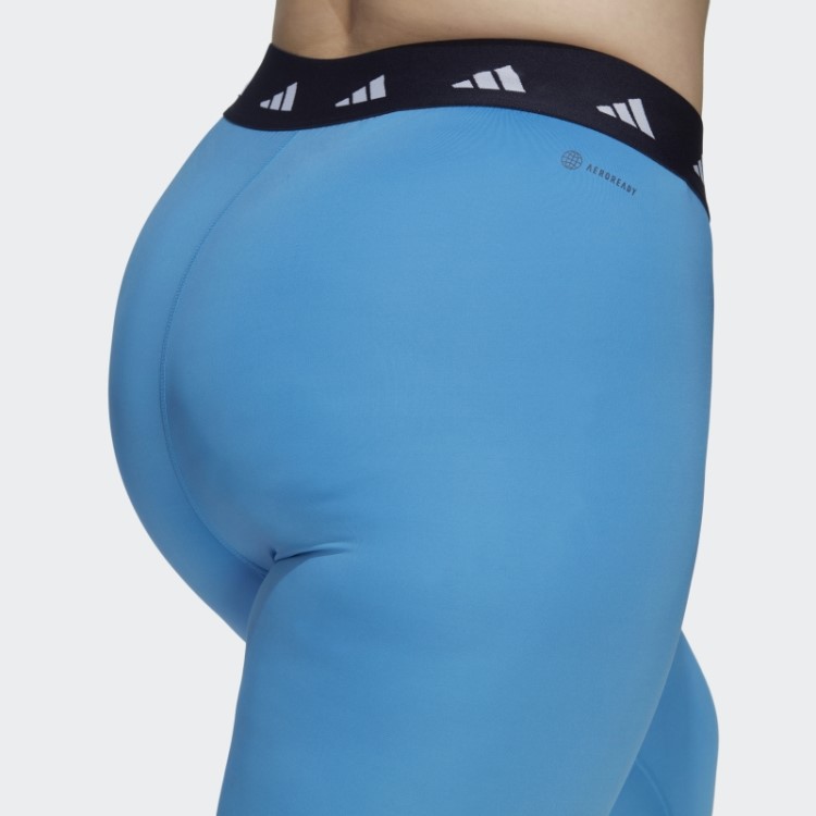 Leggings Adidas Techfit 7/8 (tamanho Grande) Azul