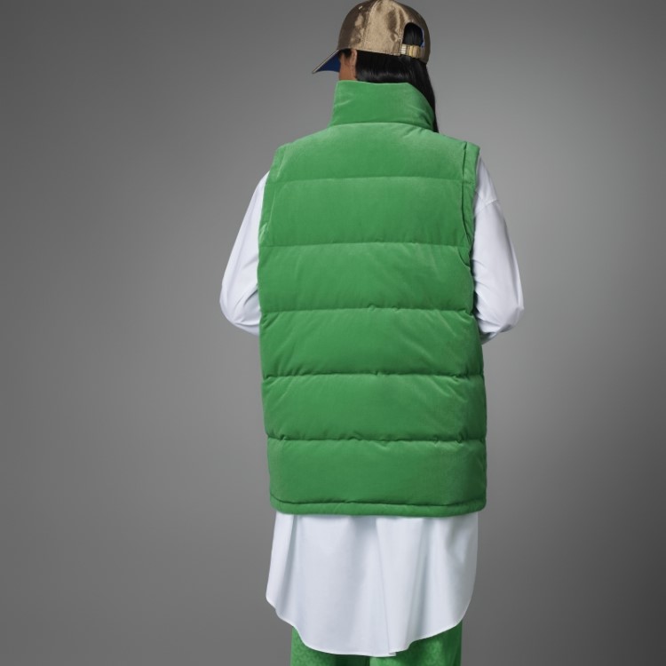 Adidas Colete De Veludo Verde Adicolor Anos 70