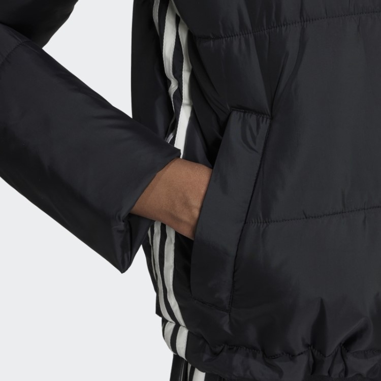 Jaqueta Puffer Preta Adidas