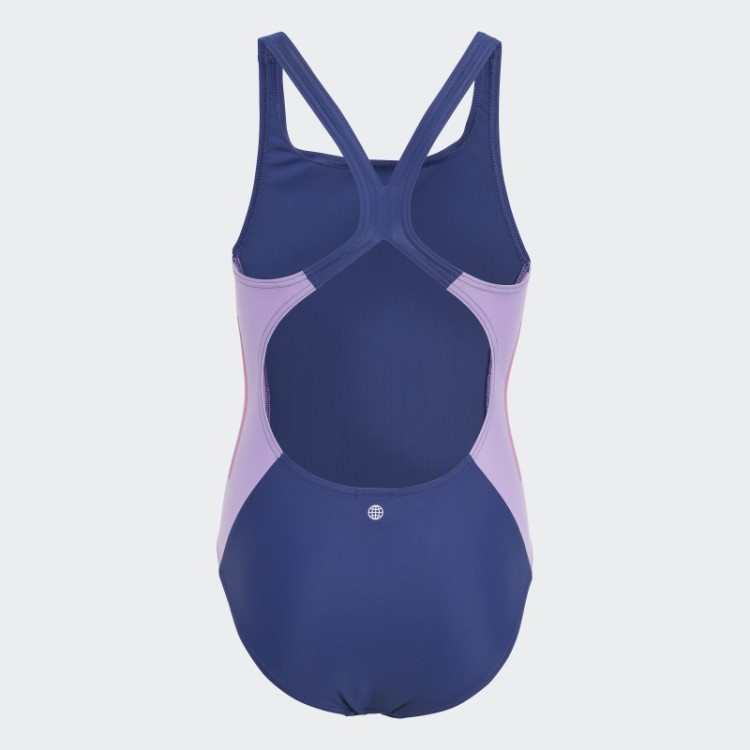 Maiô Corte 3 Listras Adidas Vitória Azul